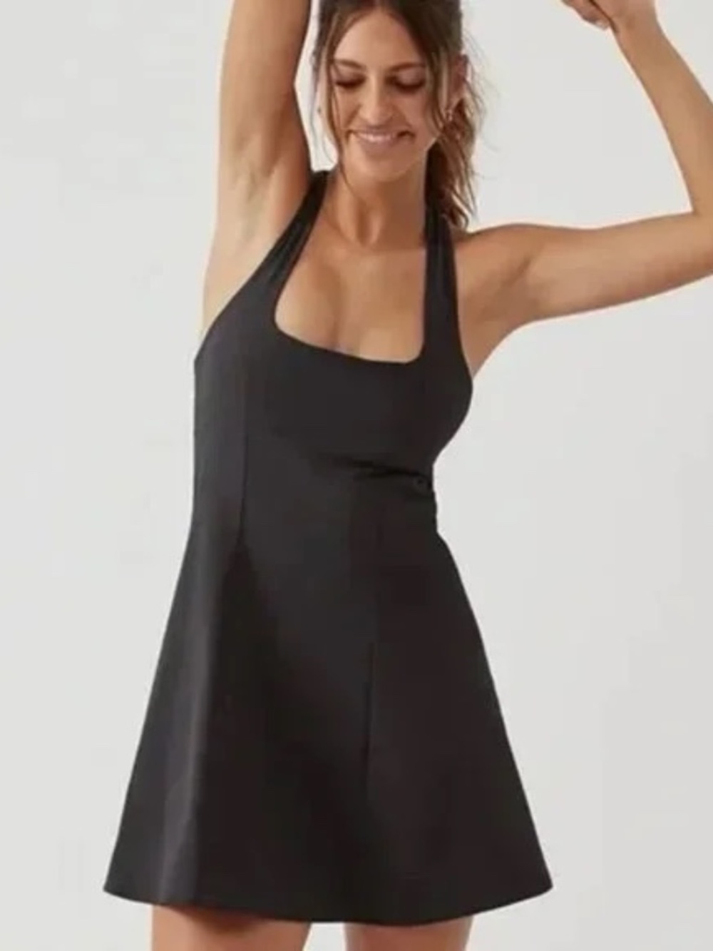 Outdoor Voices Tennis Prep Cross Back Dress Small Built In Short Athleisure